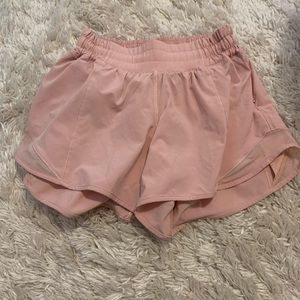 Blush Lululemon Shorts